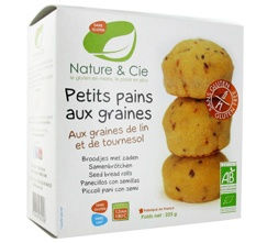 Nature & Cie Petits pains aux graines Sans Gluten 225g