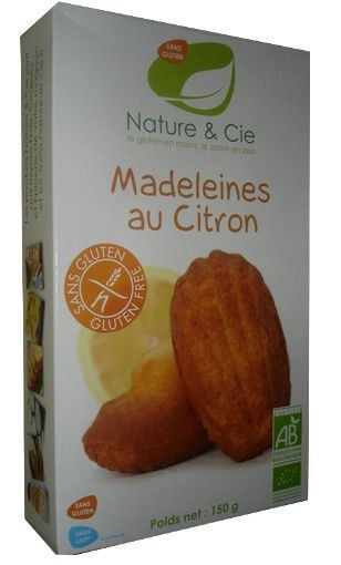 Nature & Cie Madeleines au citron Sans Gluten 150g 