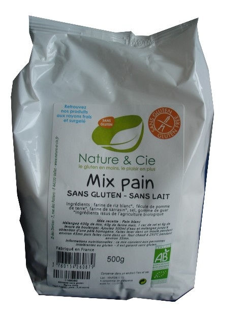 Nature & Cie, Mix Pain Sans Gluten 500g