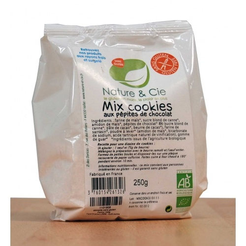Nature & Cie, Mix Cookies Sans Gluten 250g 