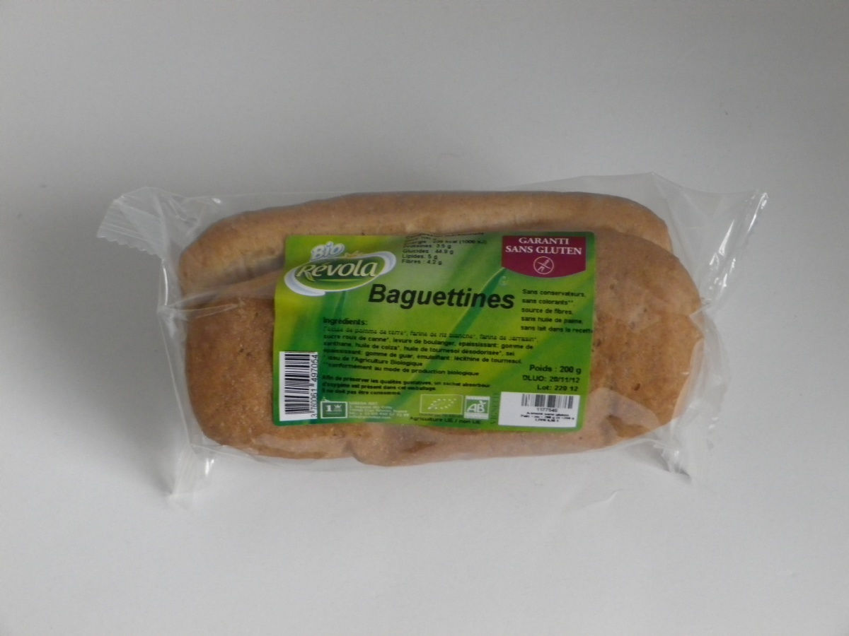 Pain baguettines (2) 200g