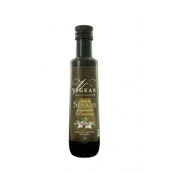 Huile de Sésame Gourmande à l'Ancienne 25cl Huile de Sésame Gourmande à l'Ancienne 25cl